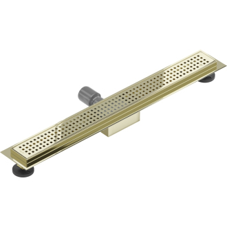Mexen Flat M08 odtokový žľab 50 cm zlatá - 1525050-15