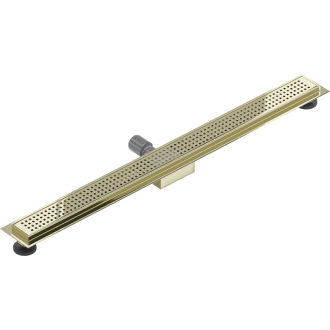 Mexen Flat M08 odtokový žľab 90 cm zlatá - 1525090-15