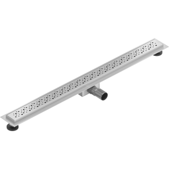 Mexen Flat M12 odtokový žľab 80 cm chróm - 1021080-15