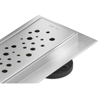 Mexen Flat 360° M12 otočný odtokový žľab 80 cm chróm - 1021080-40