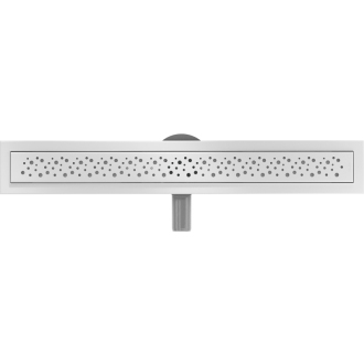 Mexen Flat 360° M12 otočný odtokový žľab 80 cm chróm - 1021080-40