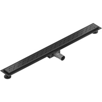 Mexen Flat M12 odtokový žľab 100 cm čierny - 1721100-15