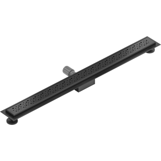 Mexen Flat M12 odtokový žľab 100 cm čierny - 1721100-15