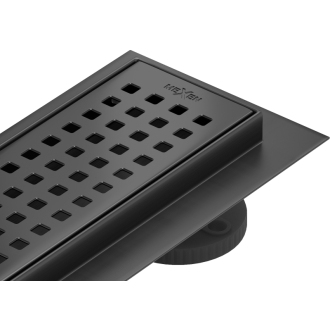 Mexen Flat M08 odtokový žľab 100 cm čierny - 1725100-15