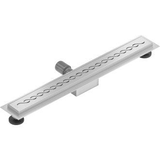 Mexen Flat M18 odtokový žľab 60 cm chróm - 1023060-15