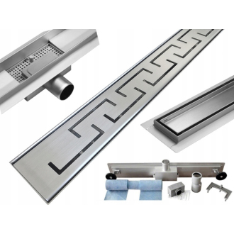 Mexen Flat M15 odtokový žľab 70 cm chróm - 1024070-15