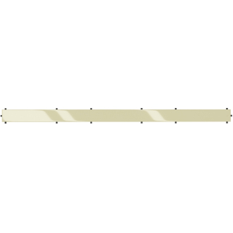 Mexen M13 80 cm - Rošt pre odtokový žľab FLAT / Flat 360, zlatý 1519080