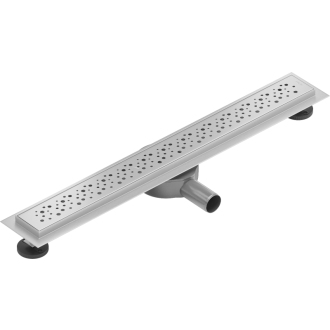 Mexen Flat 360° M12 otočný odtokový žľab 70 cm chróm - 1021070-40