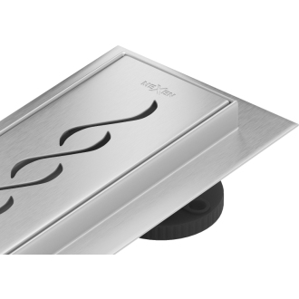 Mexen Flat 360° M18 otočný odtokový žľab 70 cm chróm - 1023070-40