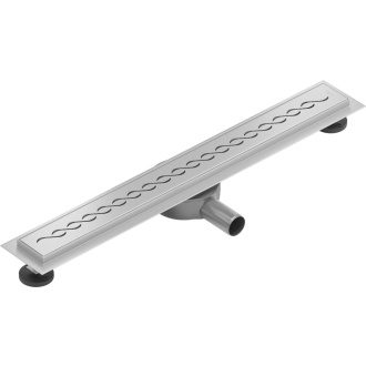 Mexen Flat 360° M18 otočný odtokový žľab 70 cm chróm - 1023070-40