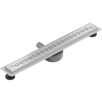 Mexen Flat 360° M18 otočný odtokový žľab 70 cm chróm - 1023070-40