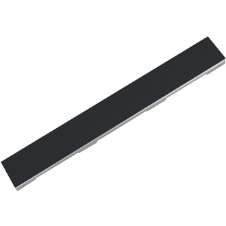 Mexen Flat 360 ° MGB otočný odtokový žľab 70 cm čierne sklo - 1026070-40