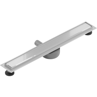 Mexen Flat 360 ° MGW otočný odtokový žľab 70 cm biele sklo - 1027070-40