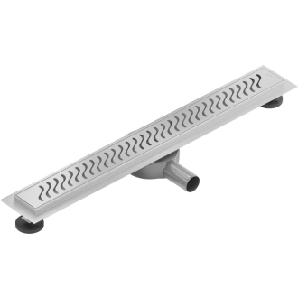 Mexen Flat 360° M09 otočný odtokový žľab 70 cm chróm - 1028070-40