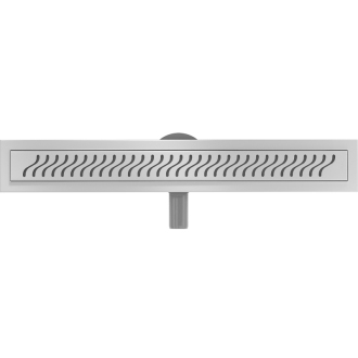Mexen Flat 360° M09 otočný odtokový žľab 70 cm chróm - 1028070-40