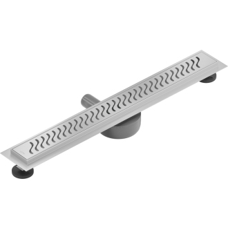 Mexen Flat 360° M09 otočný odtokový žľab 70 cm chróm - 1028070-40