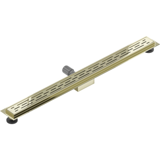 Mexen Flat M01 odtokový žľab 80 cm zlatá - 1520080-15