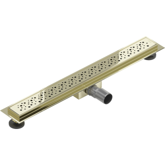 Mexen Flat M12 odtokový žľab 60 cm zlatá - 1521060-15