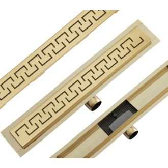Mexen Flat M15 odtokový žľab 60 cm zlatá - 1524060-15