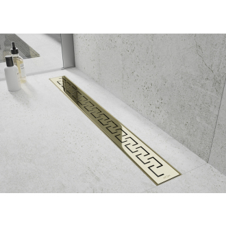 Mexen Flat M15 odtokový žľab 60 cm zlatá - 1524060-15