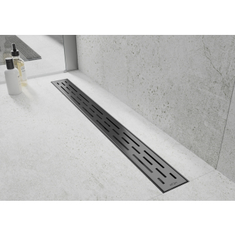 Mexen Flat M01 odtokový žľab 60 cm čierna - 1720060-15