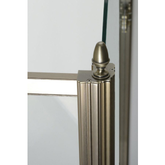 ANTIQUE sprchové dvere otočné, 800mm, pravé, ČÍRE sklo, bronz GQ1380RC