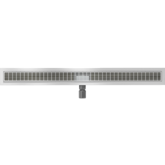 Mexen Flat M33 lineárny odtok 100 cm, chróm - 1033100-15