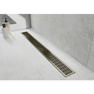 Mexen Flat M33 lineárny odtok 60 cm, zlatý - 1533060-15