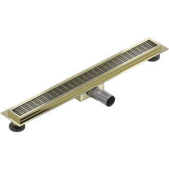 Mexen Flat M33 lineárny odtok 60 cm, zlatý - 1533060-15