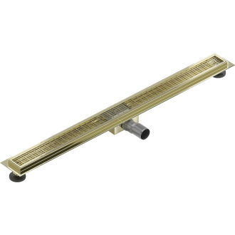Mexen Flat M33 lineárny odtok 90 cm, zlatý - 1533090-15