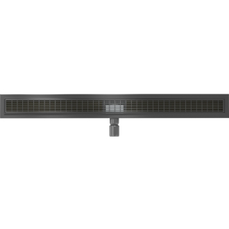 Mexen Flat M33 lineárny odtok 100 cm, čierny - 1733100-15