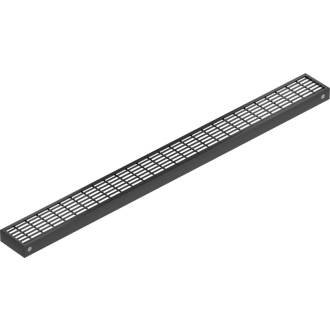 Mexen M33 80 cm - Rošt pre odtokový žľab FLAT / Flat 360, čierny 1733080