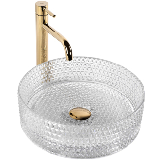 Rea umývadlo na dosku Cristal Transparent REA-U9670