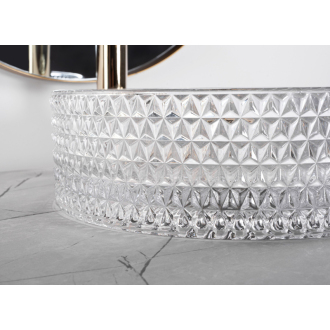 Rea umývadlo na dosku Cristal Transparent REA-U9670