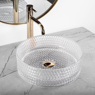 Rea umývadlo na dosku Cristal Transparent REA-U9670