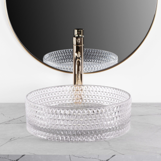 Rea umývadlo na dosku Cristal Transparent REA-U9670