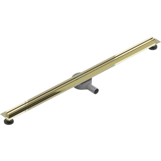 Mexen FLAT 360 SLIM 150 cm - Lineárny odtokový žľab, zlatá 1541150