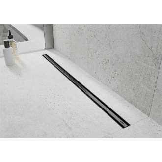 Mexen FLAT 360 SLIM 140 cm - Lineárny odtokový žľab, čierna 1741140