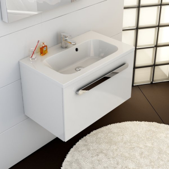Ravak umývadlo Chrome 800 white s otvormi XJG01180000