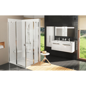 Ravak dvojumývadlo Chrome 1200 white s otvormi XJG01112000