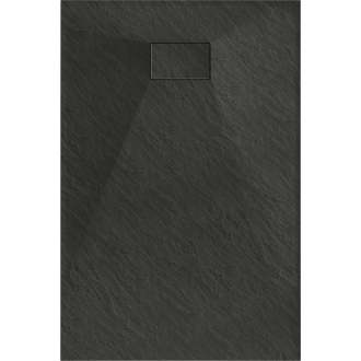 Mexen HUGO Sprchová vanička SMC, obdĺžniková, 80x130x2, 6 cm, čierna 42708013