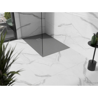 Mexen STONE+ sprchová vanička, obdĺžniková 70x130x2, 5 cm, šedo-betón 44617013