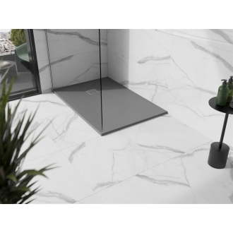 Mexen STONE+ sprchová vanička, obdĺžniková 70x130x2, 5 cm, šedo-betón 44617013
