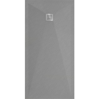 Mexen STONE+ sprchová vanička, obdĺžniková 100x200x3 cm, šedo-betón 44611020