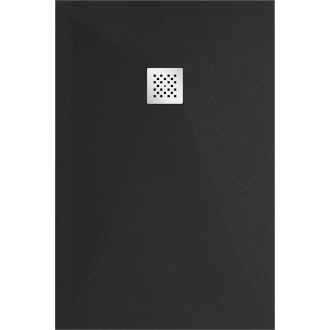 Mexen STONE+ sprchová vanička, obdĺžniková 80x90x2, 5 cm, čierna 44708090