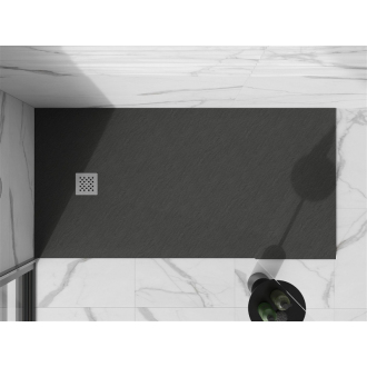Mexen STONE+ sprchová vanička, obdĺžniková 70x160x2, 5 cm, antracit 44717016