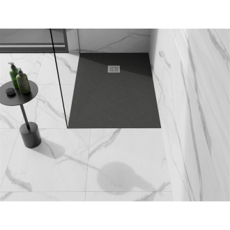Mexen STONE+ sprchová vanička, obdĺžniková 80x90x2, 5 cm, antracit 44718090