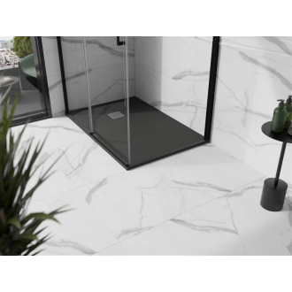 Mexen STONE+ sprchová vanička, obdĺžniková 80x90x2, 5 cm, antracit 44718090