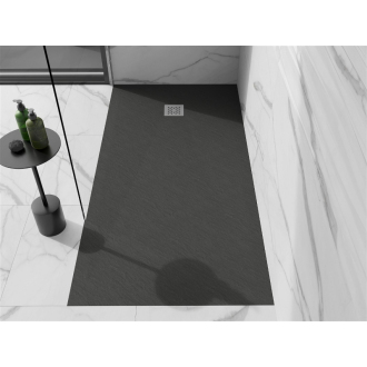 Mexen STONE+ sprchová vanička, obdĺžniková 80x200x2, 5 cm, antracit 44718020