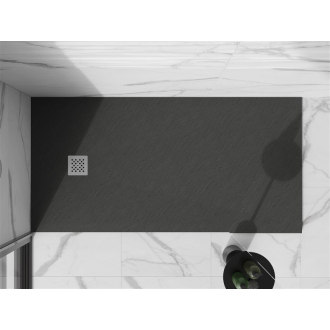 Mexen STONE+ sprchová vanička, obdĺžniková 80x200x2, 5 cm, antracit 44718020